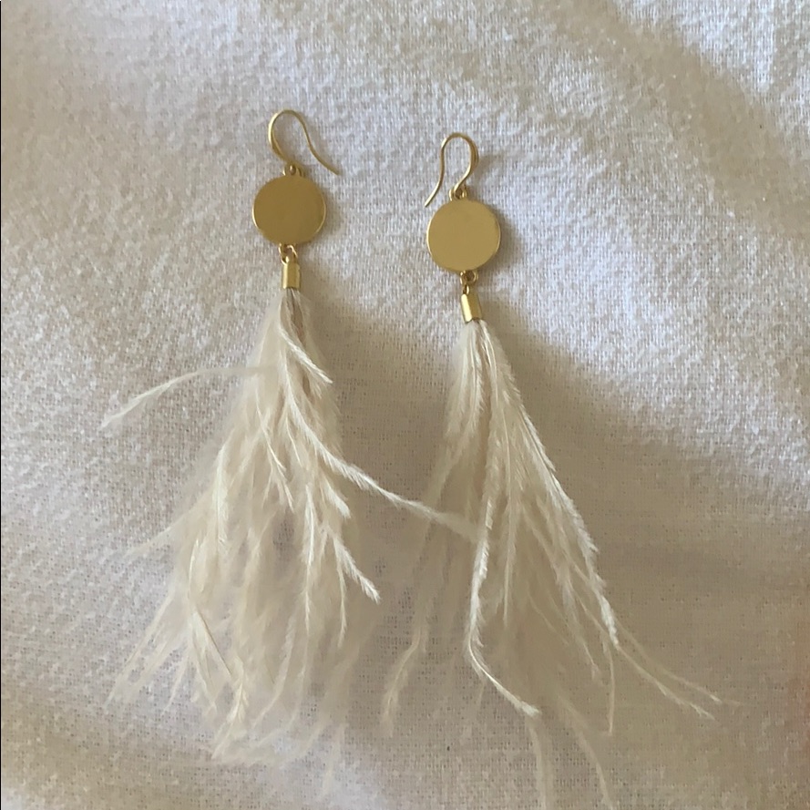 Feather Statement Earrings!